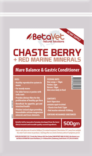 Chaste Berry + Red Marine Minerals Powder